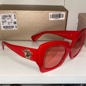 Versace Red Sunglasses with red lens
